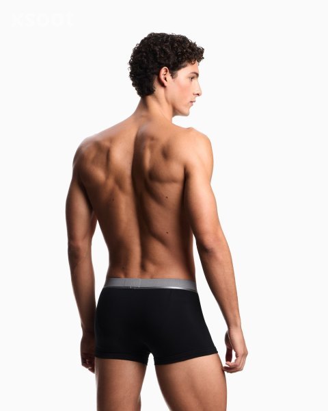 Three-pack of ASV Shiny logoband organic jersey boxer briefs