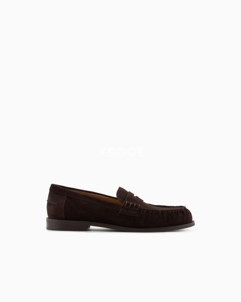 Suede loafers