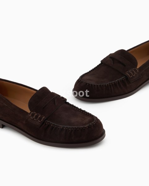 Suede loafers