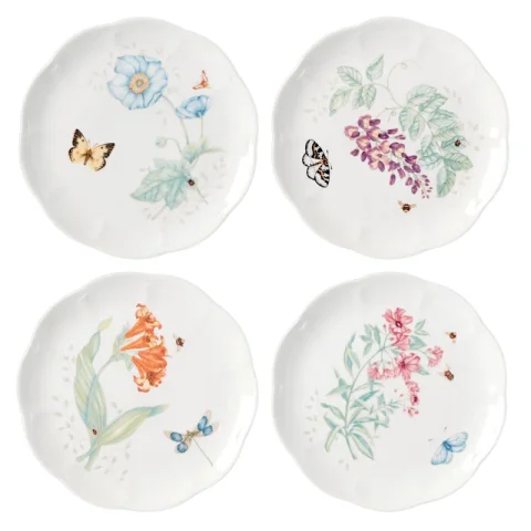 Butterfly Meadow Accent Plates (Set of 4)