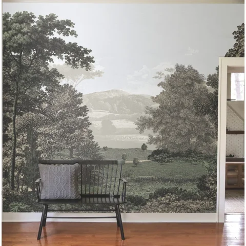 Morning Light Scenic Pastures Peel & Stick Wall Mural
