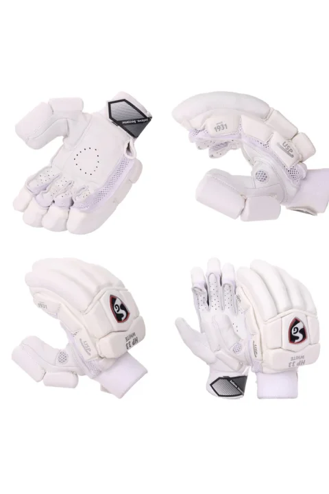 SG HP 33 WHITE Batting Gloves