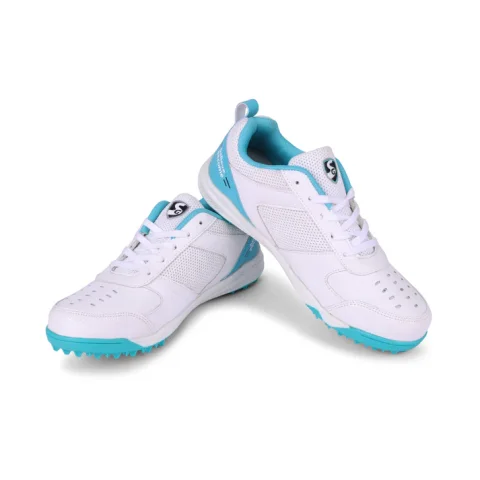 SG Fusion Cricket Shoes - Teal/White