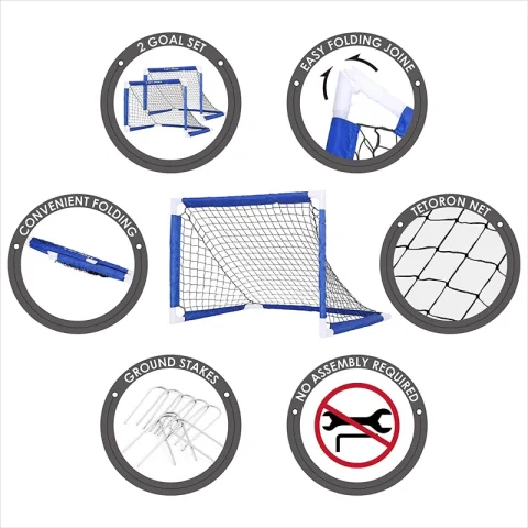 Plastic Soccer Goal (Set of 2)