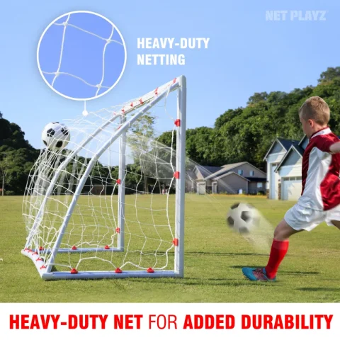 Netplayz Backyard Soccer Goal Soccer Net, 6 X 4ft High-Strength, Fast Set-Up
