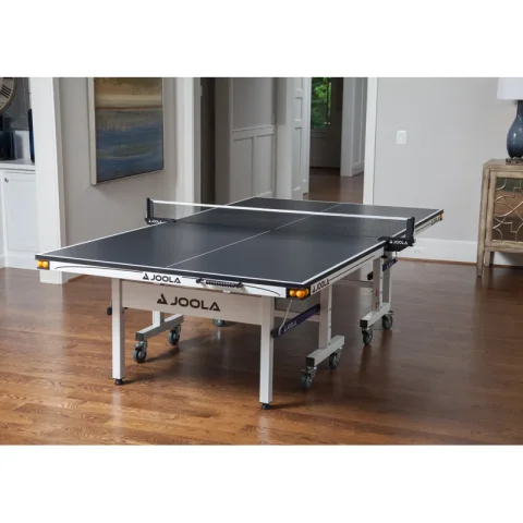 Indoor Table Tennis Table with Quick Clamp Net Set with Playback Mode