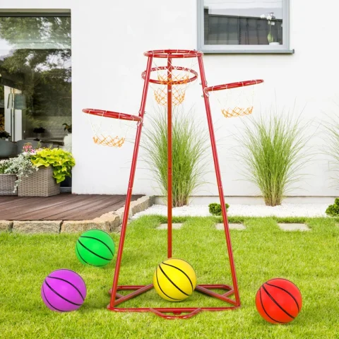 Indoor/Outdoor Basketball Hoop (Ball Included)