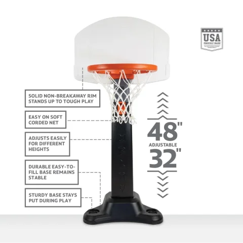 Huplay Rookie Adjustable Basketball Set